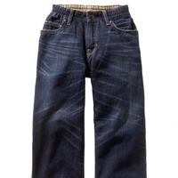 Vintage worker loose fit elastic waist jeans