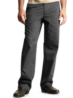 Relaxed fit pinstriped pants