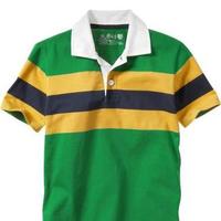 Chest-striped polo