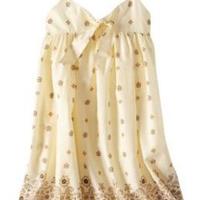 Printed tie-front dress