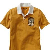 Graphic jersey polo