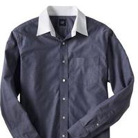 White collar oxford shirt