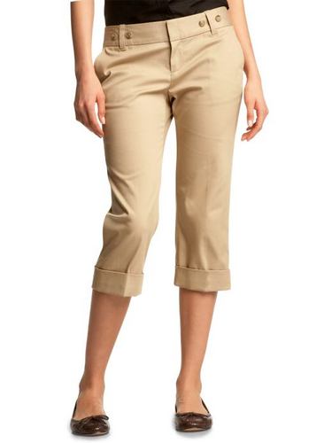 Clean cropped pants