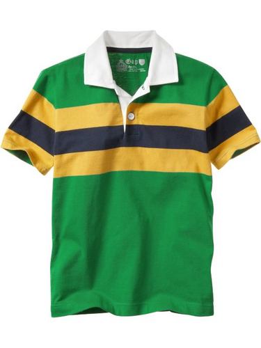 Chest-striped polo